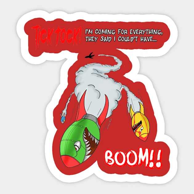 BOOM!! Sticker by ryza